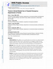 Research paper thumbnail of Trends in dental-related use of hospital emergency departments in Florida