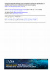 Research paper thumbnail of Comparison of double and triple cross correlation for arrival time identification of amplitude- and frequency-modulated acoustic transient signals