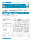 Research paper thumbnail of Factors leading to delayed presentation among patients presenting with ST-elevation Myocardial Infarction in Emergency Department of a tertiary care hospital