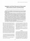 Research paper thumbnail of Angioplasty and stent placement in intracranial atherosclerotic stenoses and dissections