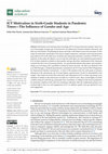 Research paper thumbnail of ICT Motivation in Sixth-Grade Students in Pandemic Times-The Influence of Gender and Age