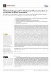 Research paper thumbnail of Mathematical Approach for Mechanical Behaviour Analysis of FGM Plates on Elastic Foundation