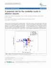 Research paper thumbnail of A potential role for the cerebellar nuclei in absence seizures