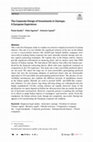 Research paper thumbnail of The Corporate Design of Investments in Startups: A European Experience