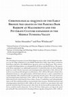 Research paper thumbnail of Chronological sequence of the Early Bronze Age graves in the Pamukli Bair Barrow at Malomirovo and the Pit-Grave Culture expansion in the Middle Tundzha Valley