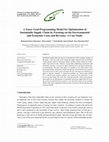 Research paper thumbnail of A goal programming model for a sustainable biomass supply chain network