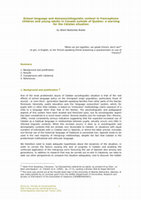 Research paper thumbnail of School language and demosociolinguistic context in francophone children and teenagers in Canada outside of Quebec: A warning for the Catalan situation