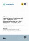 Research paper thumbnail of Implementation of the Sustainable Cities and Communities Sustainable Development Goal (SDG) in the European Union