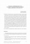 Research paper thumbnail of Toward a Comprehension of an Intuition : Criteria for Distinguishing Verbal Arguments and Adjuncts