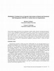 Research paper thumbnail of Mindfulness Training Gets an Upgrade: Innovations in Mental and Emotional Self-Management (MESM) to Combat Stress in Organizations