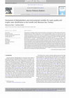 Research paper thumbnail of Assessment of phytoplankton and environmental variables for water quality and trophic state classification in the Gemlik Gulf, Marmara Sea (Turkey)