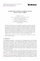 Research paper thumbnail of International Inequity Aversion and the Social Cost of Carbon