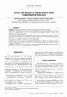 Research paper thumbnail of Study on Anxiety in Patients with Parkinson's Disease