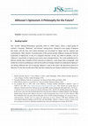 Research paper thumbnail of Althusser's Spinozism: A Philosophy for the Future?