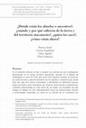 Research paper thumbnail of ¿Dónde están los abuelos o ancestros?, ¿cuándo y por qué salieron de la tierra y del territorio Atacameño?, ¿quién los sacó?, ¿cómo están ahora?