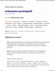 Research paper thumbnail of Urbanisme participatif