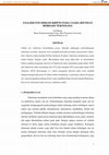 Research paper thumbnail of Analisis Enumerasi Kripto pada Usaha Rintisan Berbasis Teknologi