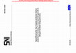 Research paper thumbnail of Sni 2451-2008 Spesifikasi pilar dan kepala jembatan beton sederhana bentang 5 m sampai dengan 25 m dengan fondasi tiang pancang