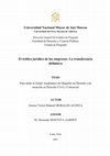 Research paper thumbnail of El tráfico jurídico de las empresas: La transferencia definitiva