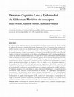 Research paper thumbnail of Deterioro Cognitivo Leve y Enfermedad de Alzheimer: Revisión de conceptos