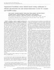 Research paper thumbnail of Angiotensin II modulates mouse skeletal muscle resting conductance to chloride and potassium ions and calcium homeostasis via the AT1receptor and NADPH oxidase