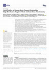 Research paper thumbnail of Lipid Profiles of Human Brain Tumors Obtained by High-Resolution Negative Mode Ambient Mass Spectrometry