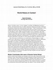 Research paper thumbnail of World History in Context