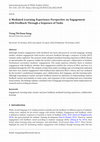 Research paper thumbnail of A Mediated Learning Experience Perspective on Engagement with Feedback Through a Sequence of Tasks