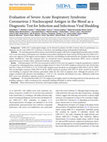 Research paper thumbnail of Evaluation of Severe Acute Respiratory Syndrome Coronavirus 2 Nucleocapsid Antigen in the Blood as a Diagnostic Test for Infection and Infectious Viral Shedding