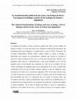 Research paper thumbnail of La transformación cultural de las cosas y las formas de hacer. Una apuesta en diálogo a partir de los trabajos de Sennet y Appadurai.