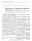 Research paper thumbnail of A novel murine model of esophageal non-erosive reflux disease (NERD): From inflammation to impairment in mucosal integrity