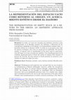 Research paper thumbnail of Cristiá, F. A. - La representación del espacio vacío como retorno al origen. Un acercamiento estético desde el Daoísmo/Taoísmo