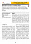 Research paper thumbnail of Review of Desiccant in the Drying and Air-Conditioning Application