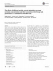 Research paper thumbnail of The effects of different aerobic exercise intensities on serum serotonin concentrations and their association with Stroop task performance: a randomized controlled trial