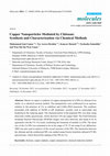 Research paper thumbnail of Copper Nanoparticles Mediated by Chitosan: Synthesis and Characterization via Chemical Methods