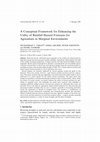 Research paper thumbnail of A Conceptual Framework for Enhancing the Utility of Rainfall Hazard Forecasts for Agriculture in Marginal Environments