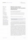 Research paper thumbnail of Editorial: Fuzzy lexical representations in the nonnative mental lexicon