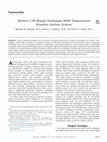 Research paper thumbnail of Rotator Cuff Repair Technique With Transosseous Knotless Anchor System