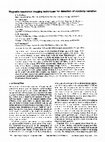 Research paper thumbnail of Magnetic-resonance imaging techniques for detection of elasticity variation