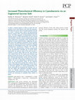 Research paper thumbnail of Increased Photochemical Efficiency in Cyanobacteria via an Engineered Sucrose Sink