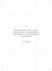 Research paper thumbnail of Pražské jaro: Boj o rady pracujících, společenskou samosprávu a ekonomickou demokracii