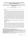 Research paper thumbnail of Digestible lysine and sulfur amino acids requirements in White Leghorn hens