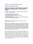 Research paper thumbnail of Genomics approaches to study the biology underlying resistance to trypanosomiasis--some unexpected lessons