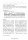 Research paper thumbnail of Phenolic Acids, Phenolic Aldehydes and Furanic Derivatives in Oak Chips: American vs. French Oaks