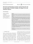 Research paper thumbnail of Directional and fluctuating asymmetry among !Kung San and Kavango people of Northern Namibia: The impact of sex and subsistence patterns