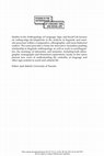 Research paper thumbnail of Studies in the Anthropology of Language, Sign, and Social Life