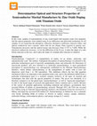 Research paper thumbnail of Determination Optical and Structure Properties of
Semiconductor Marital Manufacture by Zinc Oxide Doping 
with Titanium Oxide