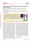 Research paper thumbnail of DNA-Mediated Size-Selective Nanoparticle Assembly for Multiplexed Surface Encoding