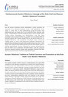 Research paper thumbnail of Edebiyatımızda Kaside-i Münferice Geleneği ve Ebu Bekir Kânî’nin Manzum Kaside-i Münferice Tercümesi