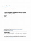 Research paper thumbnail of A Planning Template for Nonwork Travel and Transit Oriented Development, MTI Report 01-12